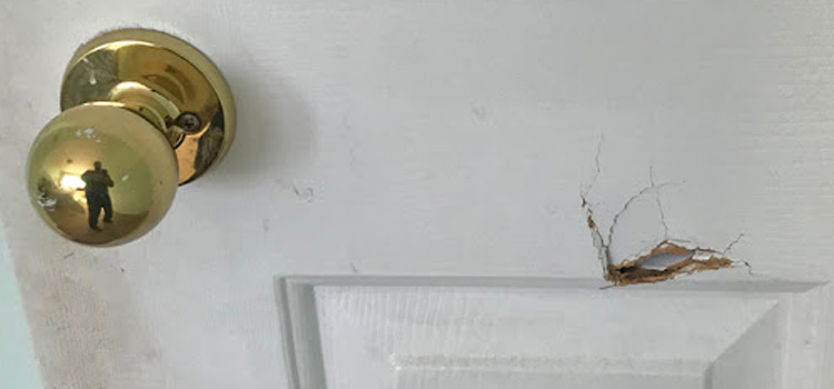 interior door hole repair Oceanside